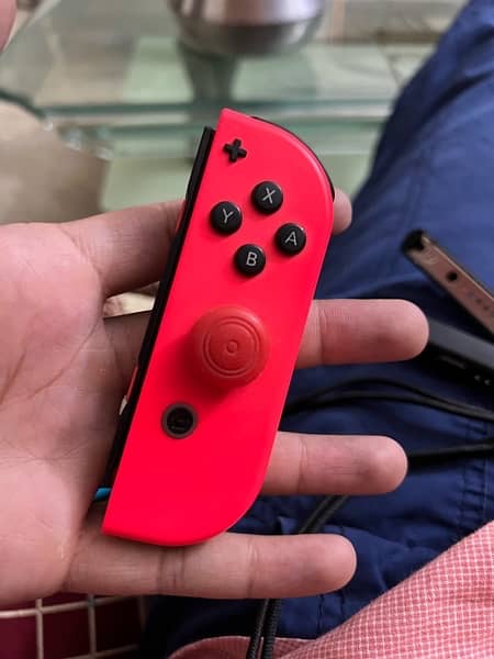 Nintendo Switch Original Joycon Controller Red and Bkue 5