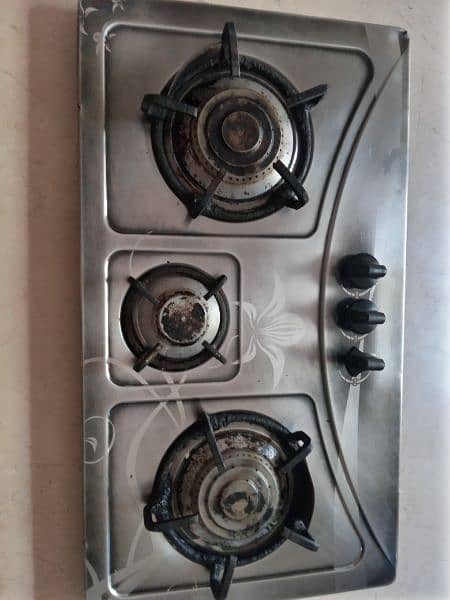 Gas stove in used condition 2