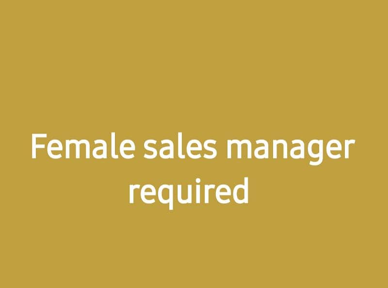 cars gallery multan attractive female sales manager required 0
