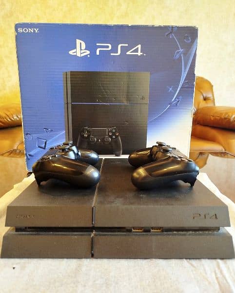 PS4 , 1 TB Storage, with 2 dualshock controllers 0