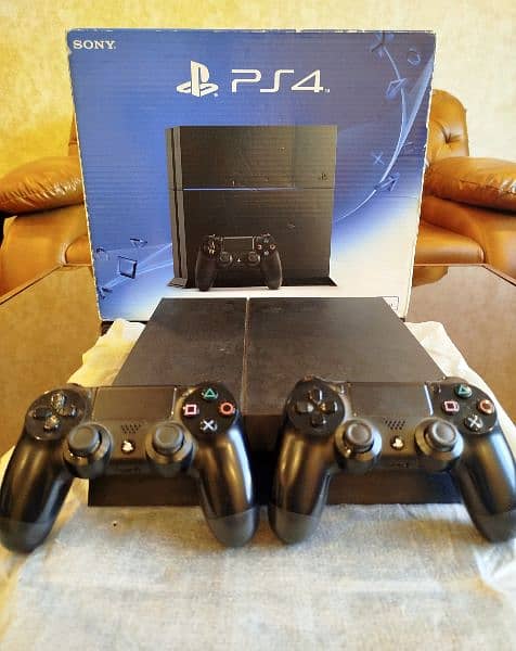 PS4 , 1 TB Storage, with 2 dualshock controllers 3