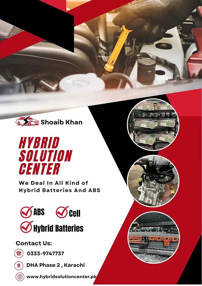 Hybrid Battery Available Prius- Aqua - Axio - Camry - CHR - Crown AB 4