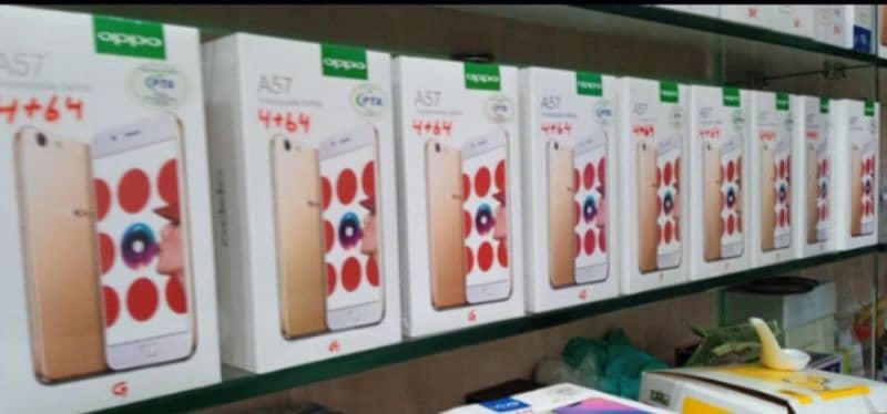 OPPO A57 4+64 for sale with complete box . 03334812233 1