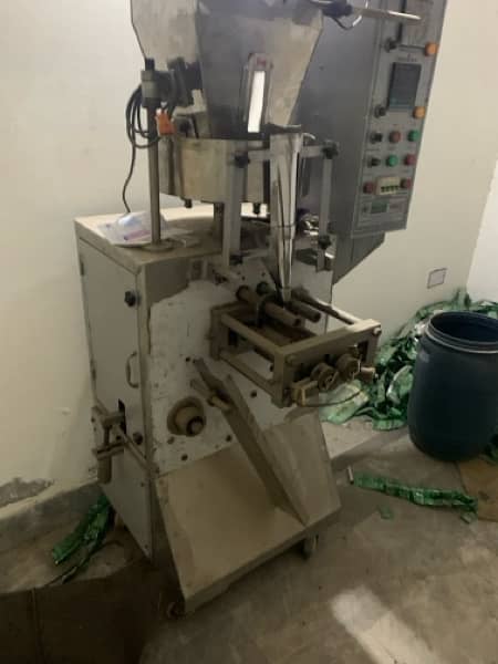 packing machine and 2 steel mixer 2