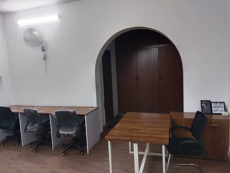 Fully furnished office space available for rent in gulberg Lahore 0