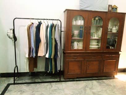 Cloth hanging stand and shoes rack stand 2 in 1 2