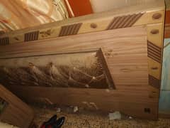 Wooden Bed King Size 0