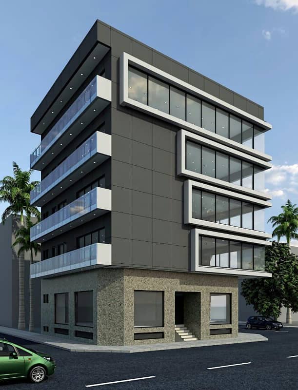 DHA PHASE 6, BRAND NEW OFFICE BUILDING FOR SALE. 1