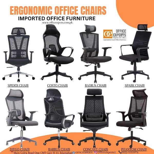 Ergonomic Mesh Office Gaming chairs Imported 2