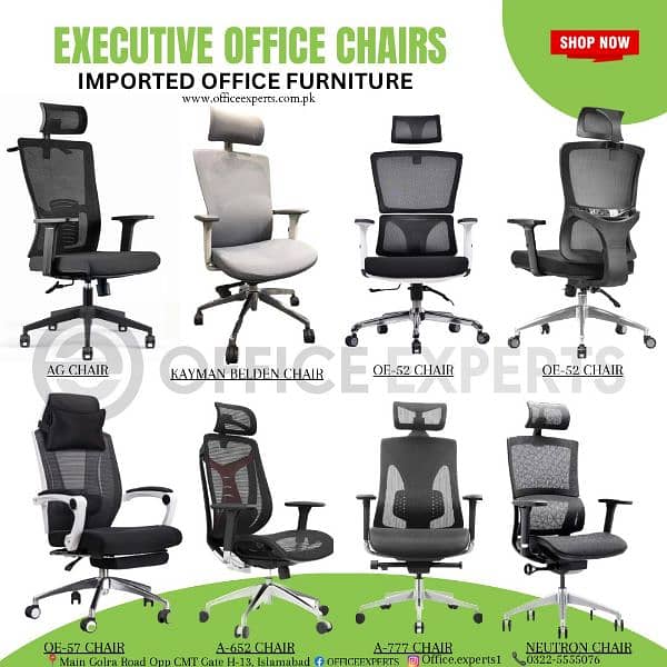 Ergonomic Mesh Office Gaming chairs Imported 3