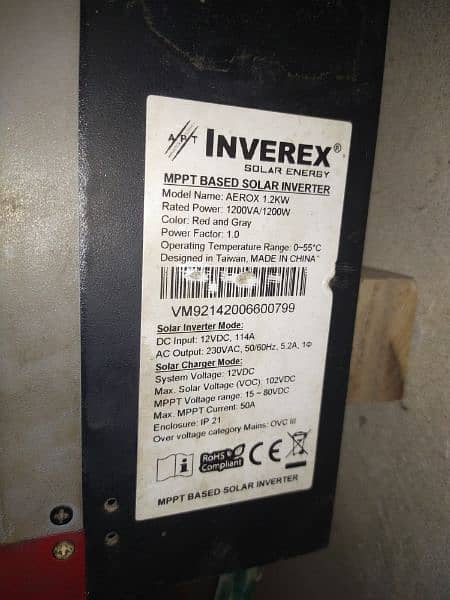 Inverex Aerox 1.2KW off grid inverter 2