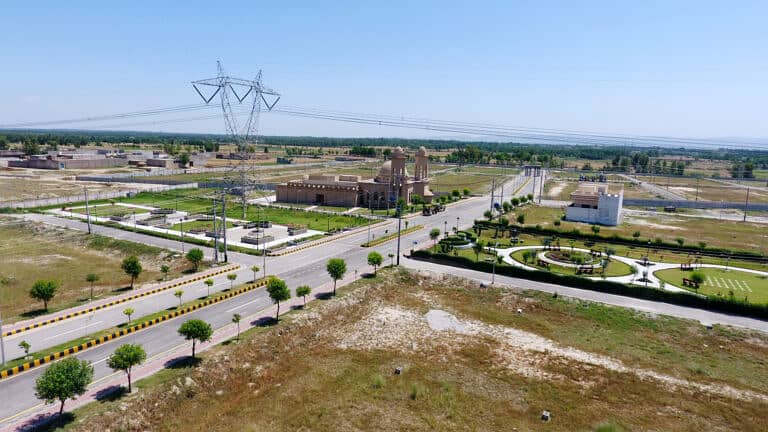 10 marla pair plots for sale in green mansion mardan 7