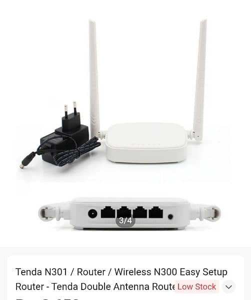 Tenda N301 / Router / Wireless N300 Easy Setup Router 1