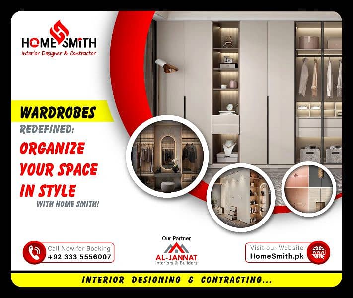 Wardrobes Design & Finishing - Carpenter - Wood Work (0333-5556007) 0