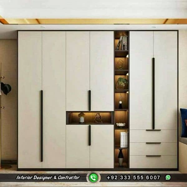 Wardrobes Design & Finishing - Carpenter - Wood Work (0333-5556007) 15