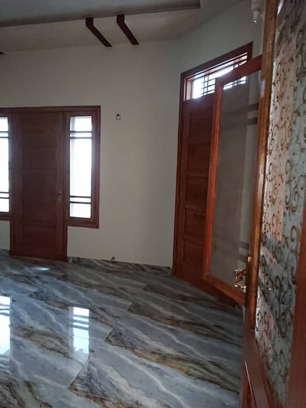 newly constructed 120 yards super double story house block-5 saadi town 8