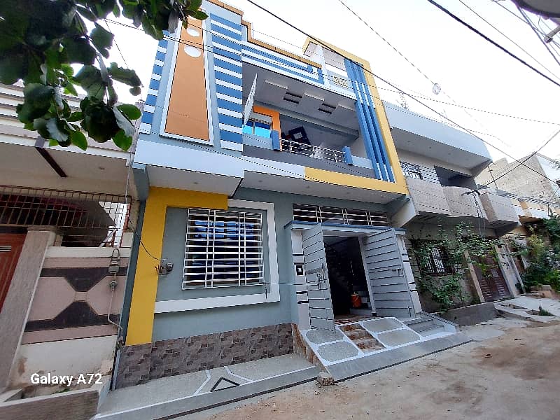 Out-Class 120 Yards Double Storey House Available In Block-5, Saadi Town 2