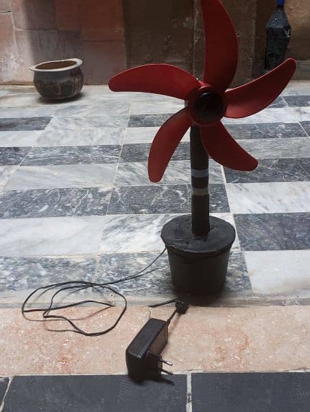 table fan with adaptor 2