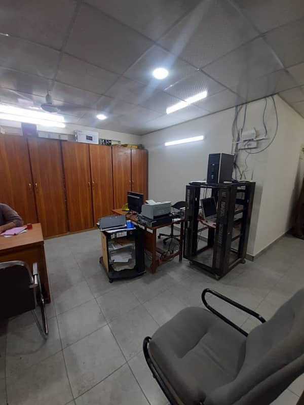 4 OFFICES 500 sq. ft FOR SALE EACH ON SAME FLOOR IN BRAND NEW BUILDING AT JAMI COMMERCIAL DHA 12