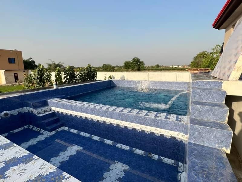 Farm House and Swimming Pool Available For Rent Per Day and Night 13