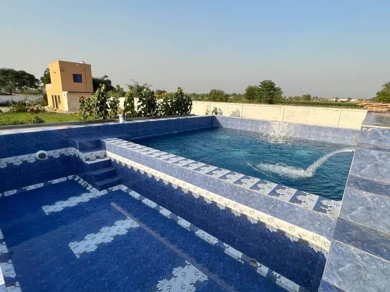 Farm House and Swimming Pool Available For Rent Per Day and Night 14
