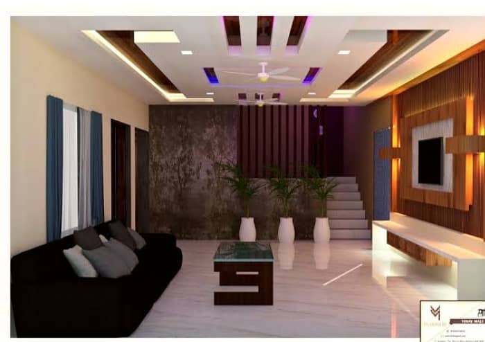 False Ceiling work, Hoom Decor , Pop false Ceiling services 1