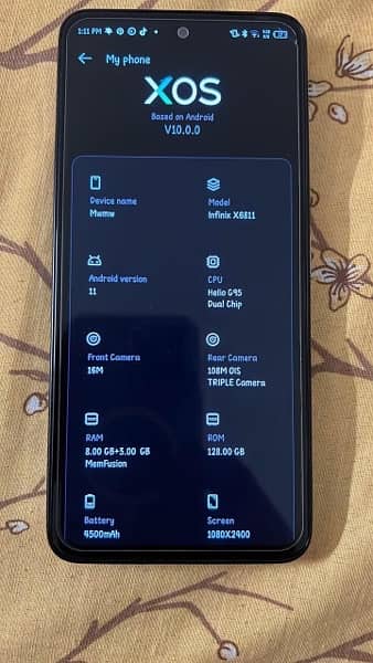 Infinix Zero X Pro 8/128gb dual Sim 4G 3