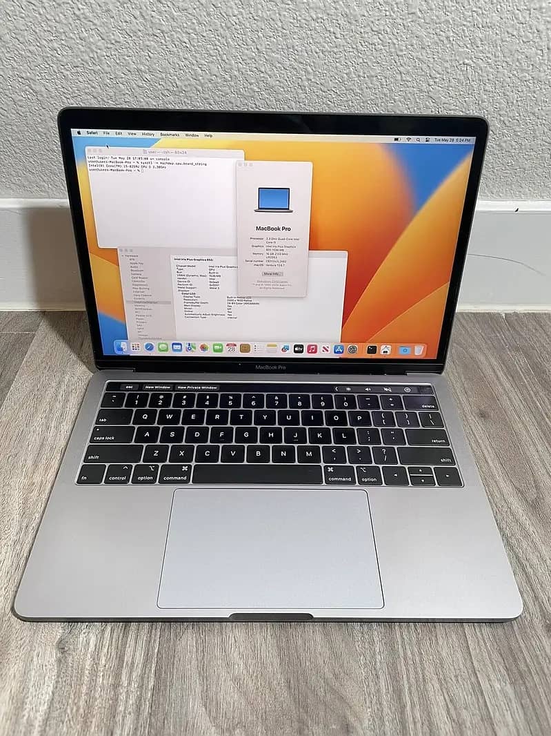 Apple MacBook Pro 2019 Core i5-8th Gen Retina 13" Inch With Touch Bar 0