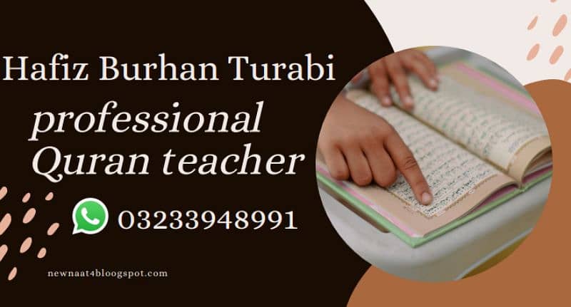 I'm Hafiz E Quran teacher Available 0