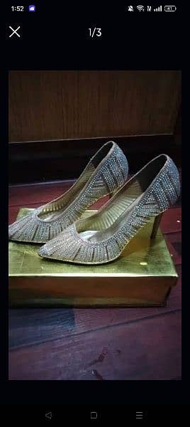 bridal footwear just 1 time used 1