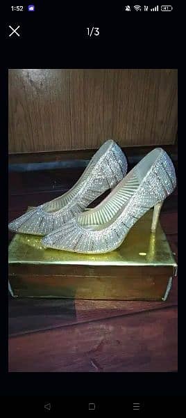 bridal footwear just 1 time used 2