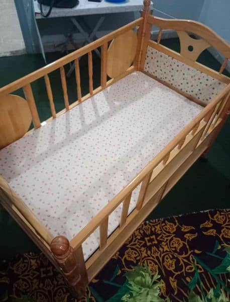 Wooden baby Cot for Kids 2