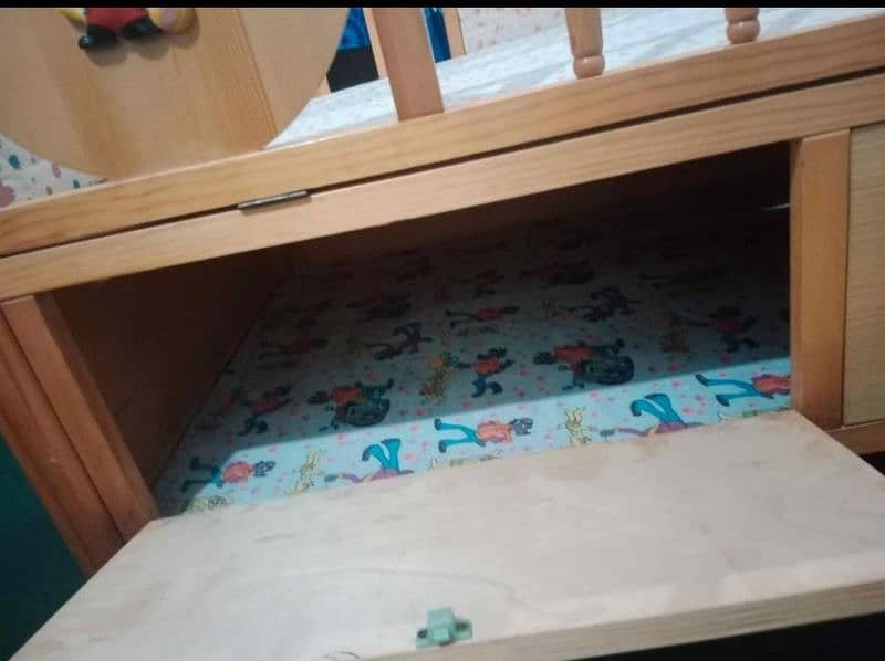 Wooden baby Cot for Kids 3