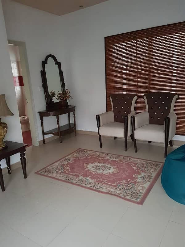10 Marla upper Portion 0ne bed room fully furnished attach bathroom Available For Rent In DHA phase 5 Lahore 2