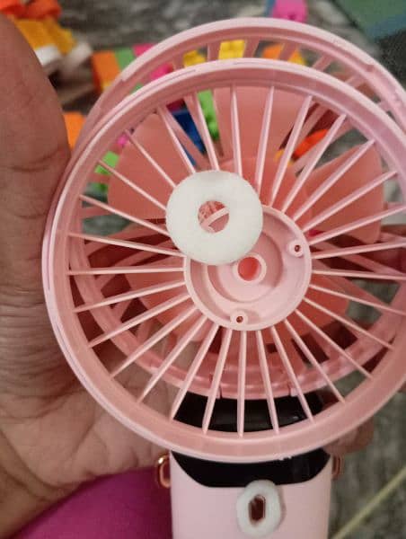 rechargeable/ handheld n neck fan 6