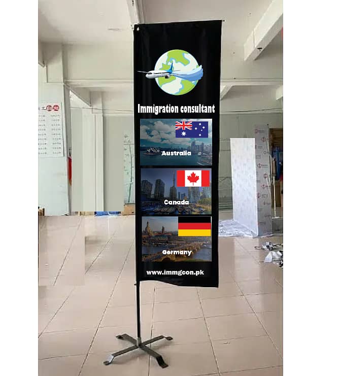 Your Own Flag: Add Text Photo & Logo. Country Flags for Visa Consultant 2