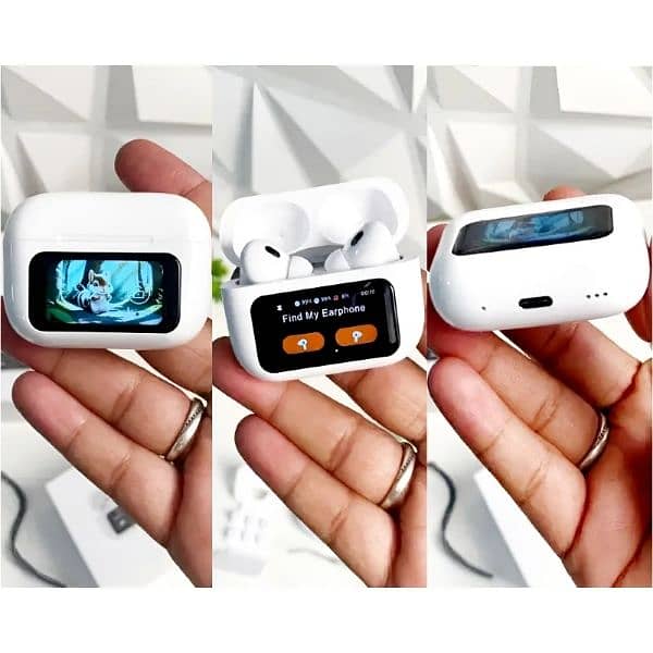 Airpod pro 2 anc buzzer edition type with display interactive touch 3