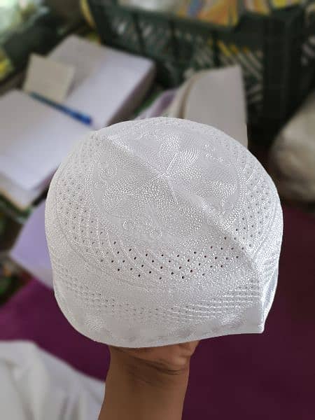 original white cotton cap 1