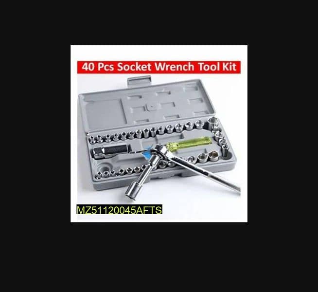 40 pc stainless steel wrench tool set 3