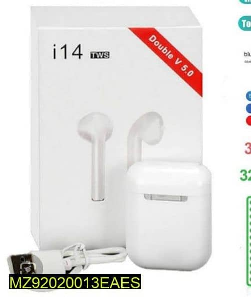 earbuds for man i14 blutooth free home delivery 0