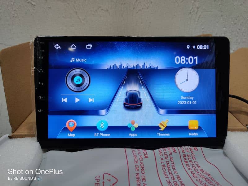 Android Screen Panal 9 & 10 inch For All Cars Good Sound Quality 0