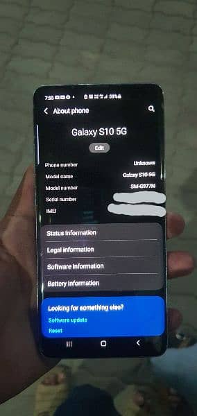 sumsung s10 5g ( 512gb single sim) 3