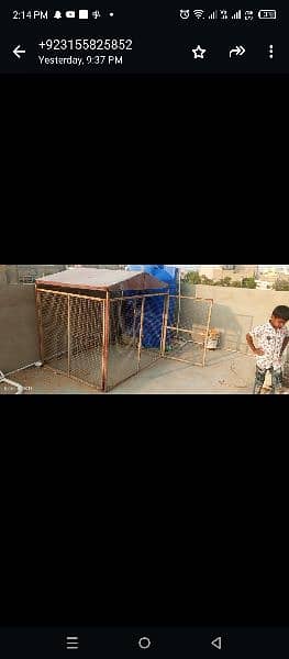 iron big cage pinjara bakra cage 0