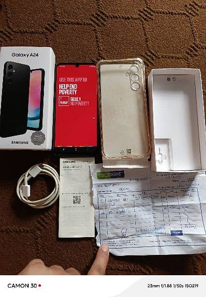 Samsung Galaxy A24 complete box 06 Monty warranty 3