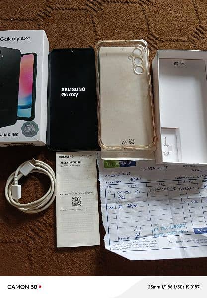 Samsung Galaxy A24 complete box 06 Monty warranty 16