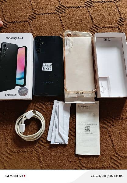 Samsung Galaxy A24 complete box 06 Monty warranty 18
