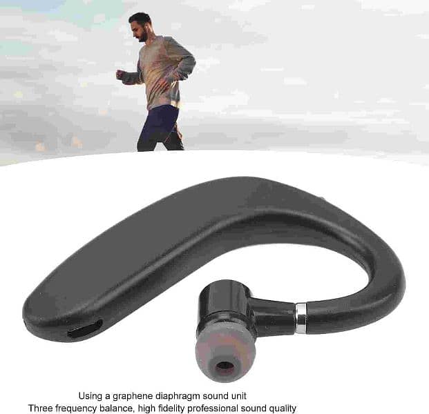 Single Ear Headset Ultra Low Latency Earpiece with USB Charging. . 1