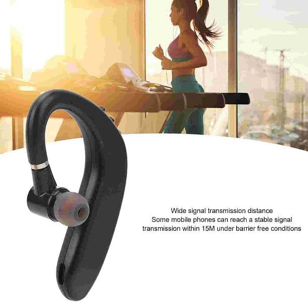 Single Ear Headset Ultra Low Latency Earpiece with USB Charging. . 5