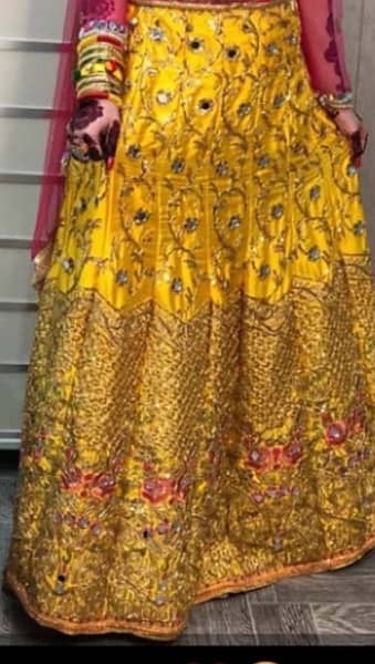 mehndi dress for sale 1