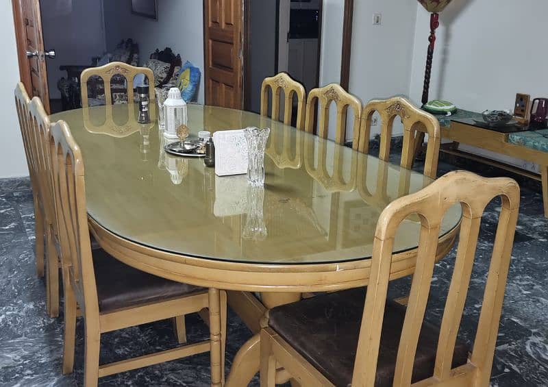 8 Person Dining Table and Chairs 1